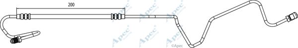 APEC BRAKING Тормозной шланг HOS3884